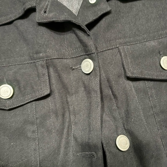 Classic Black Men's Shirt Jacket - Picture 4 of 8